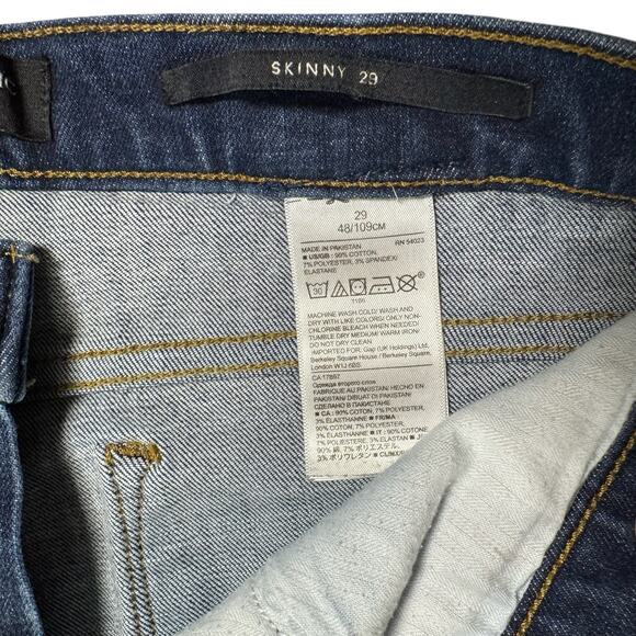 Banana Republic Women's Premium Denim Classic Mid Rise Skinny Jeans - Size 29 - Picture 8 of 8